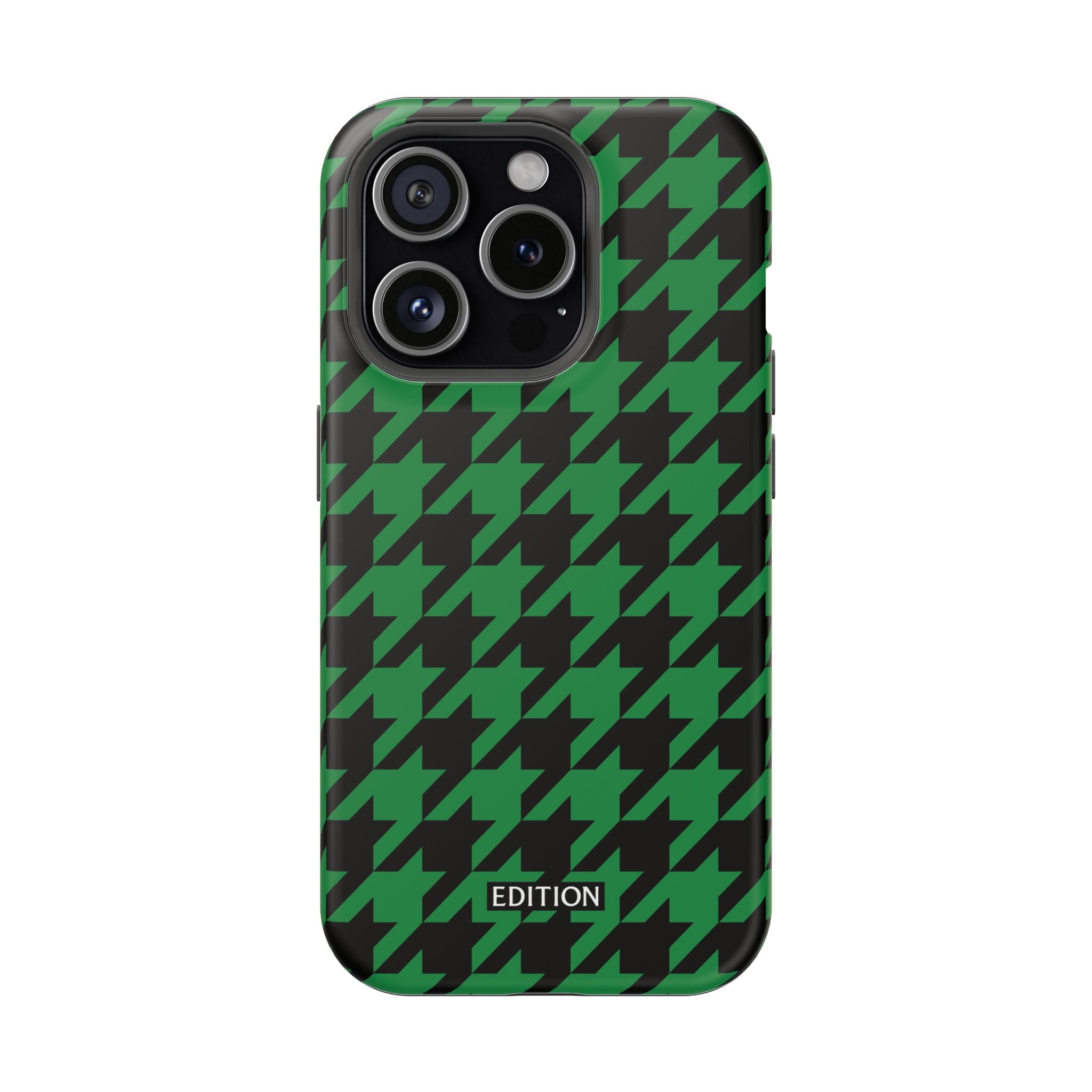 Green Houndstooth Case