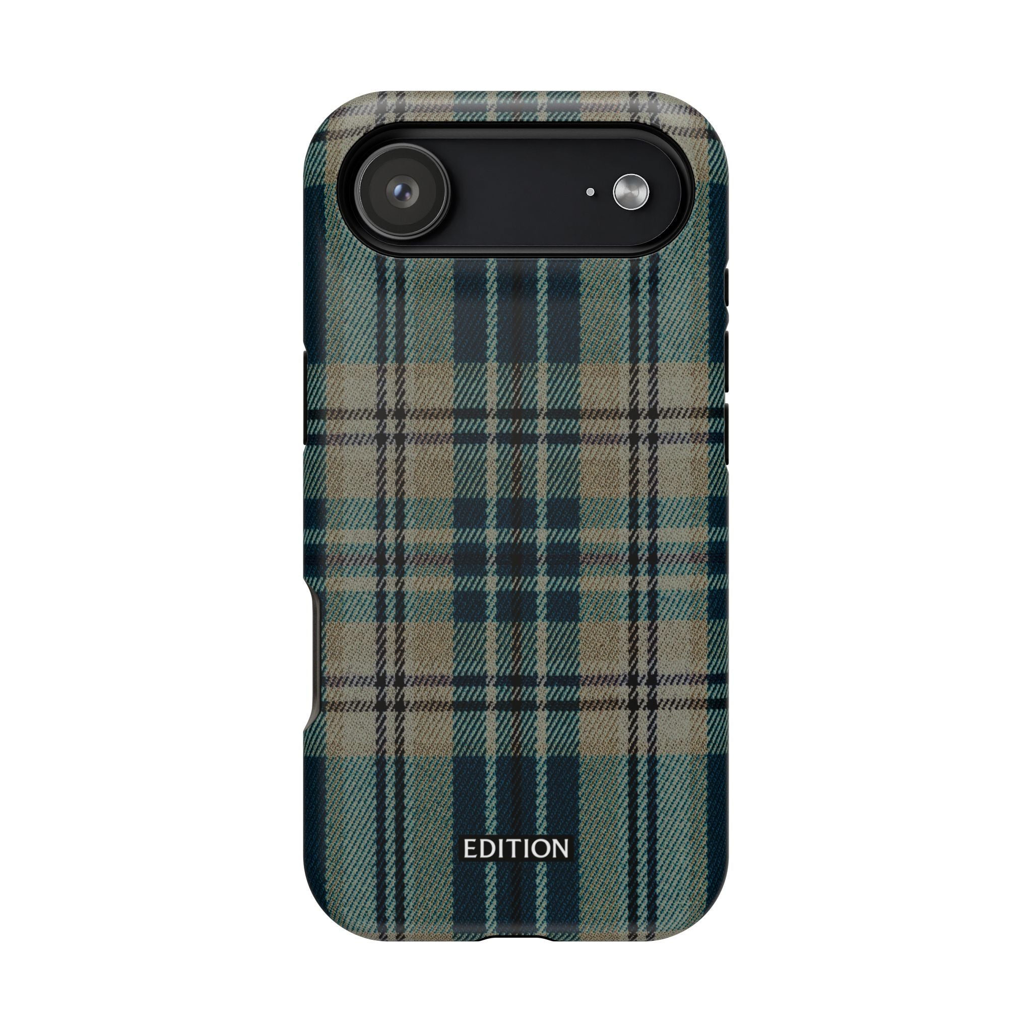 Green and Blue Plaid Case