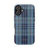 Navy Plaid Case
