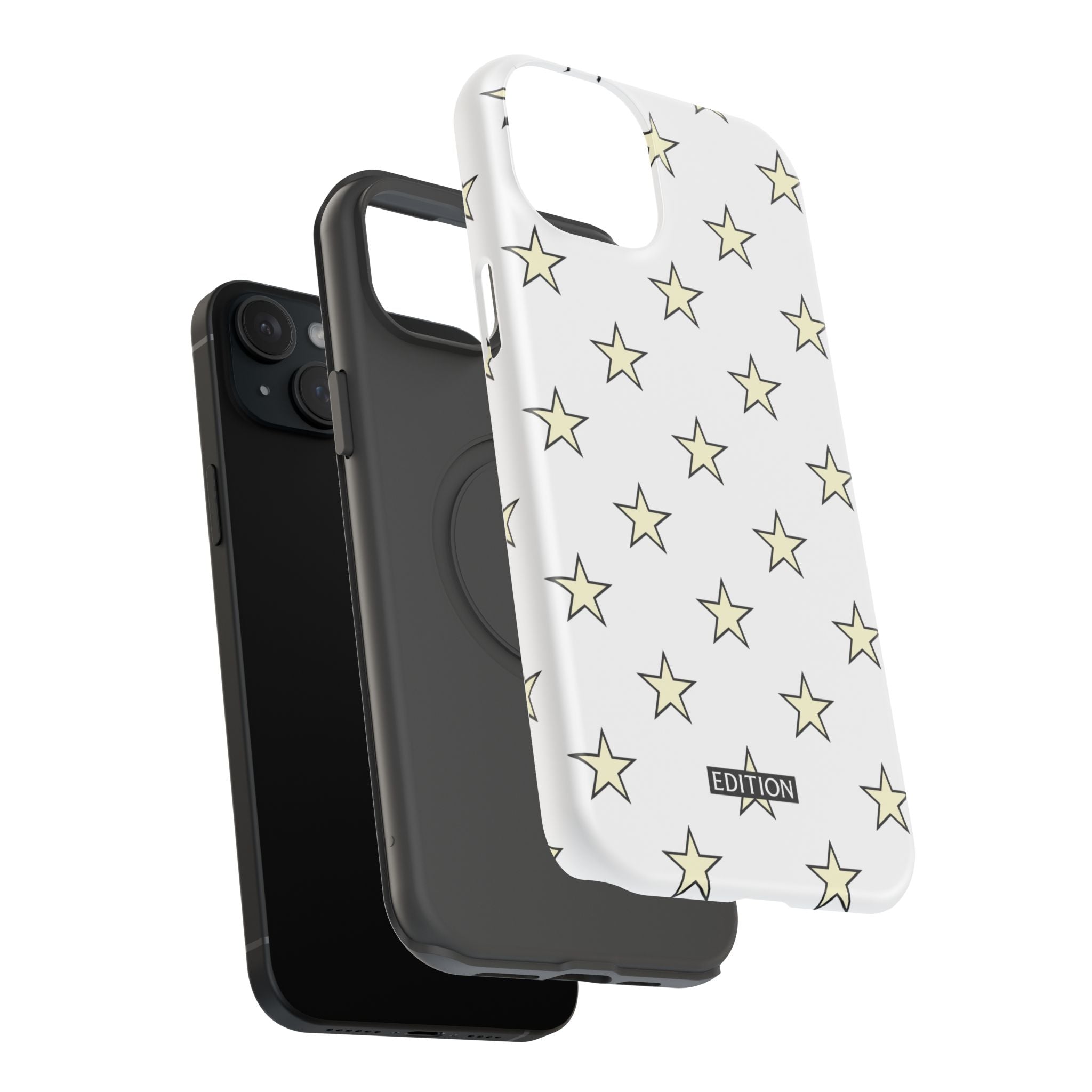 Yellow and White Star Case