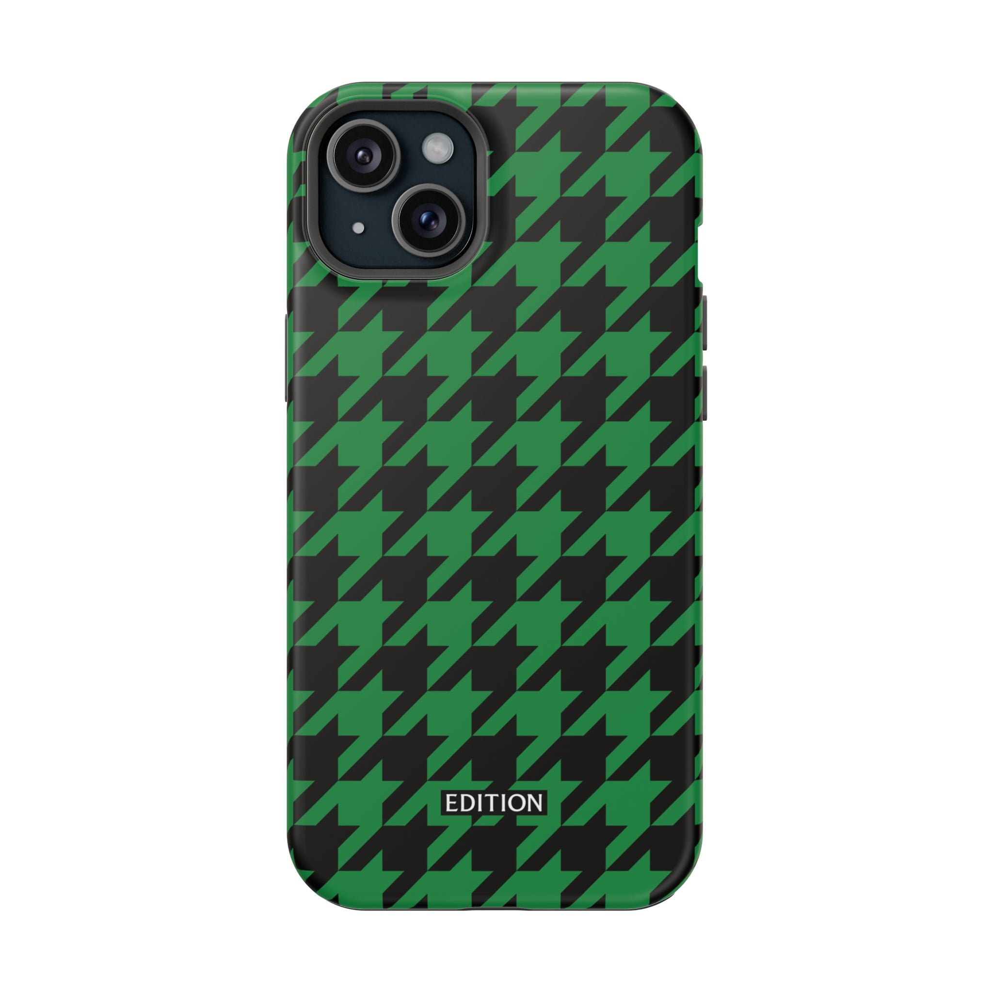Green Houndstooth Case