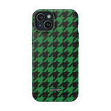 Green Houndstooth Case