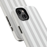Grey Beach Stripe Case