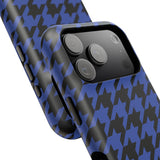Blue Houndstooth Case