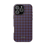Grape Soda Houndstooth Case