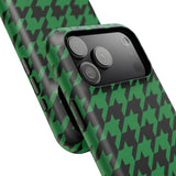 Green Houndstooth Case