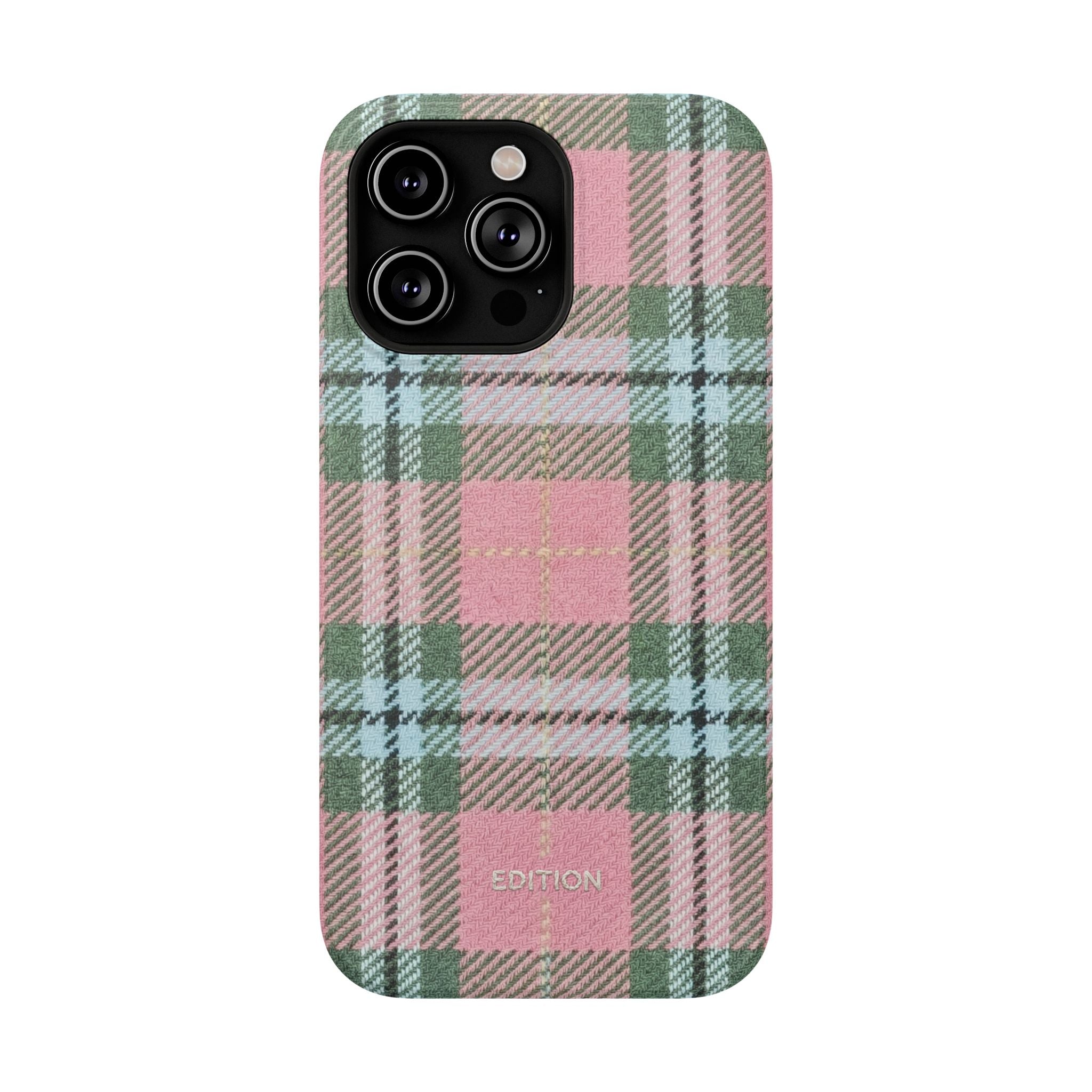 Baby Pink Plaid Case