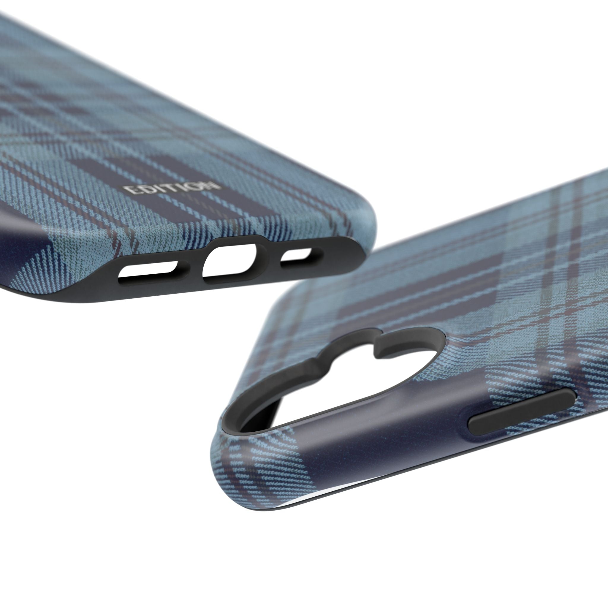 Navy Plaid Case