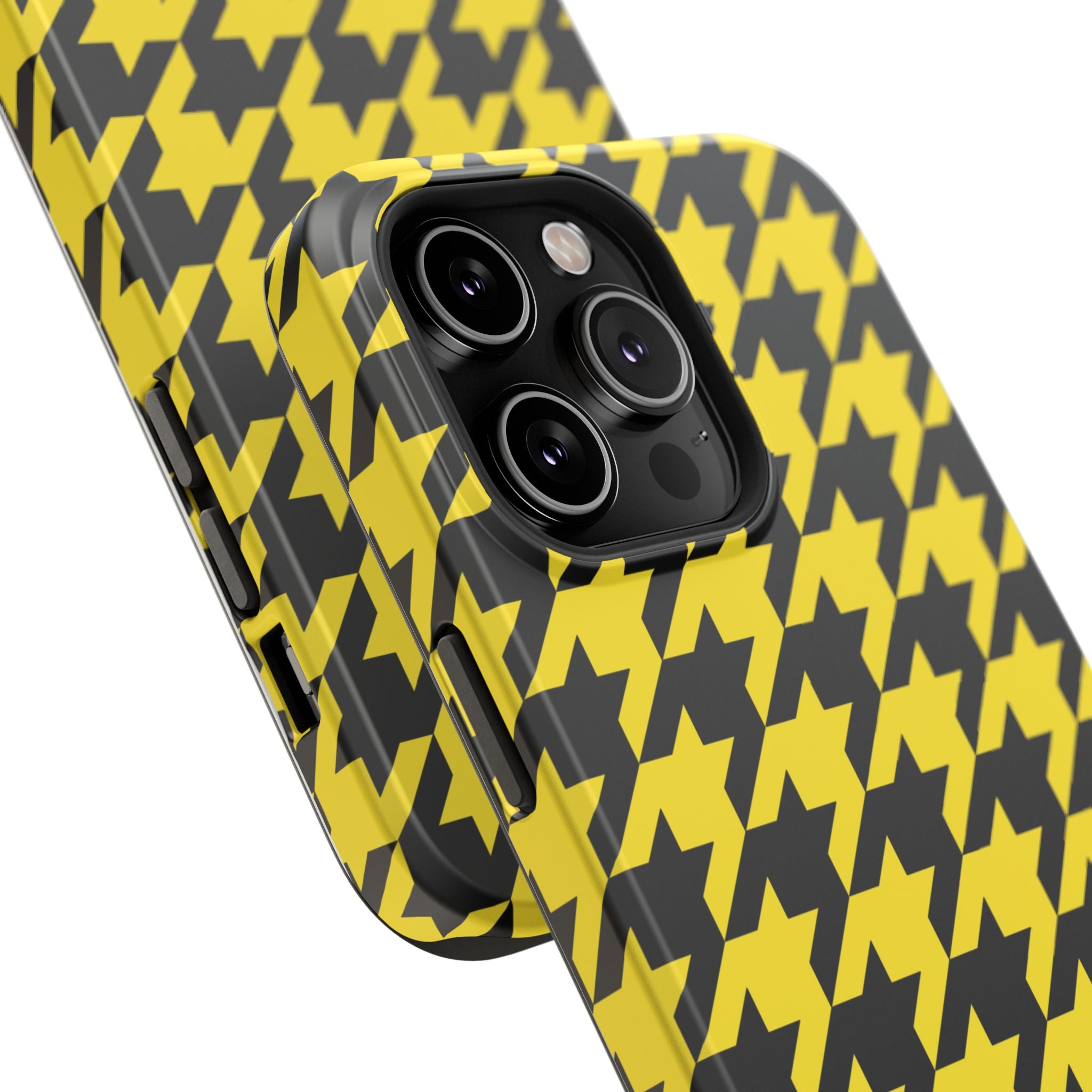 Yellow Houndstooth Case