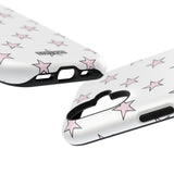 Pink and White Star Case