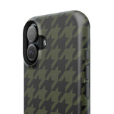 Army Green Houndstooth Case