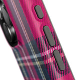 Hot Pink and Navy Plaid Case