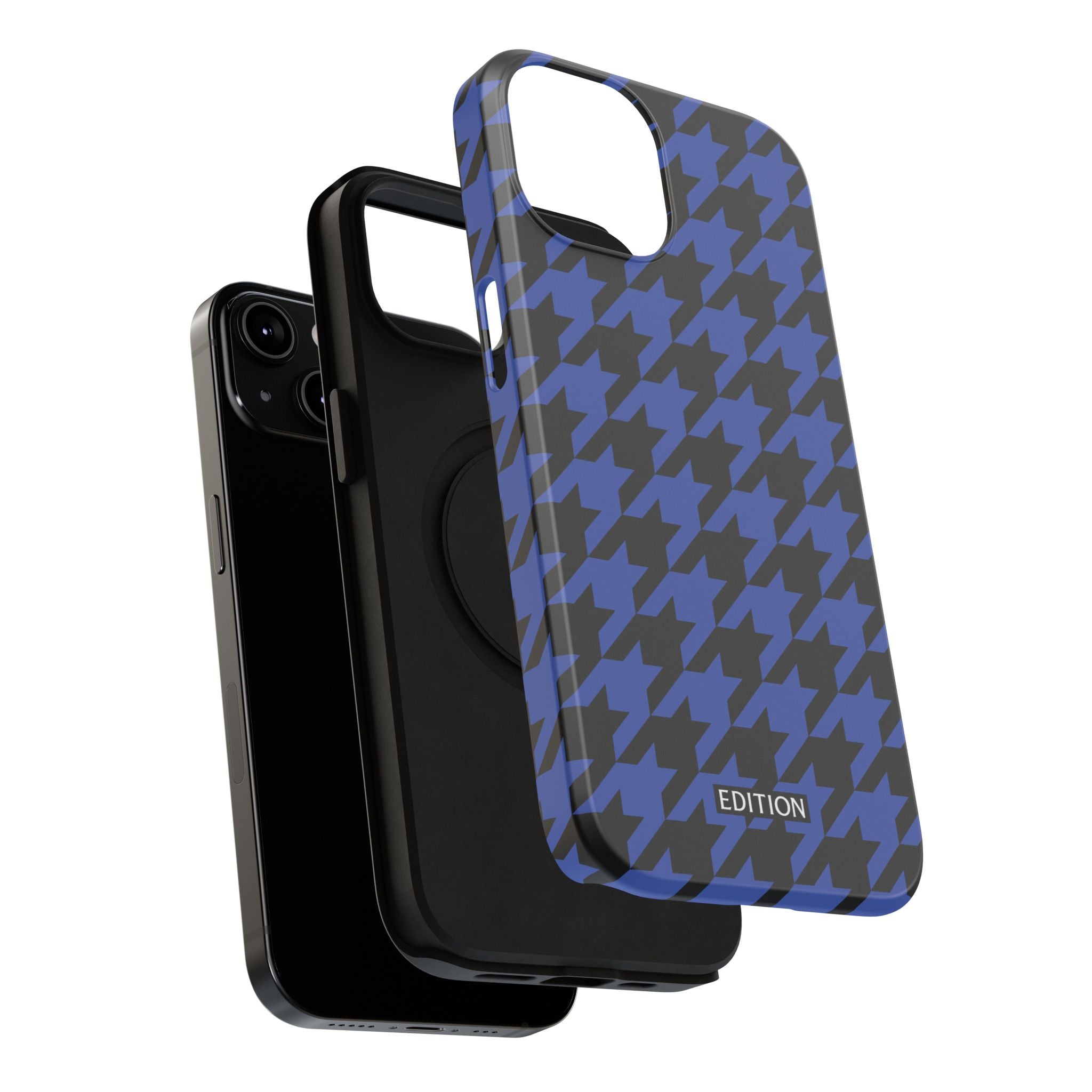 Blue Houndstooth Case