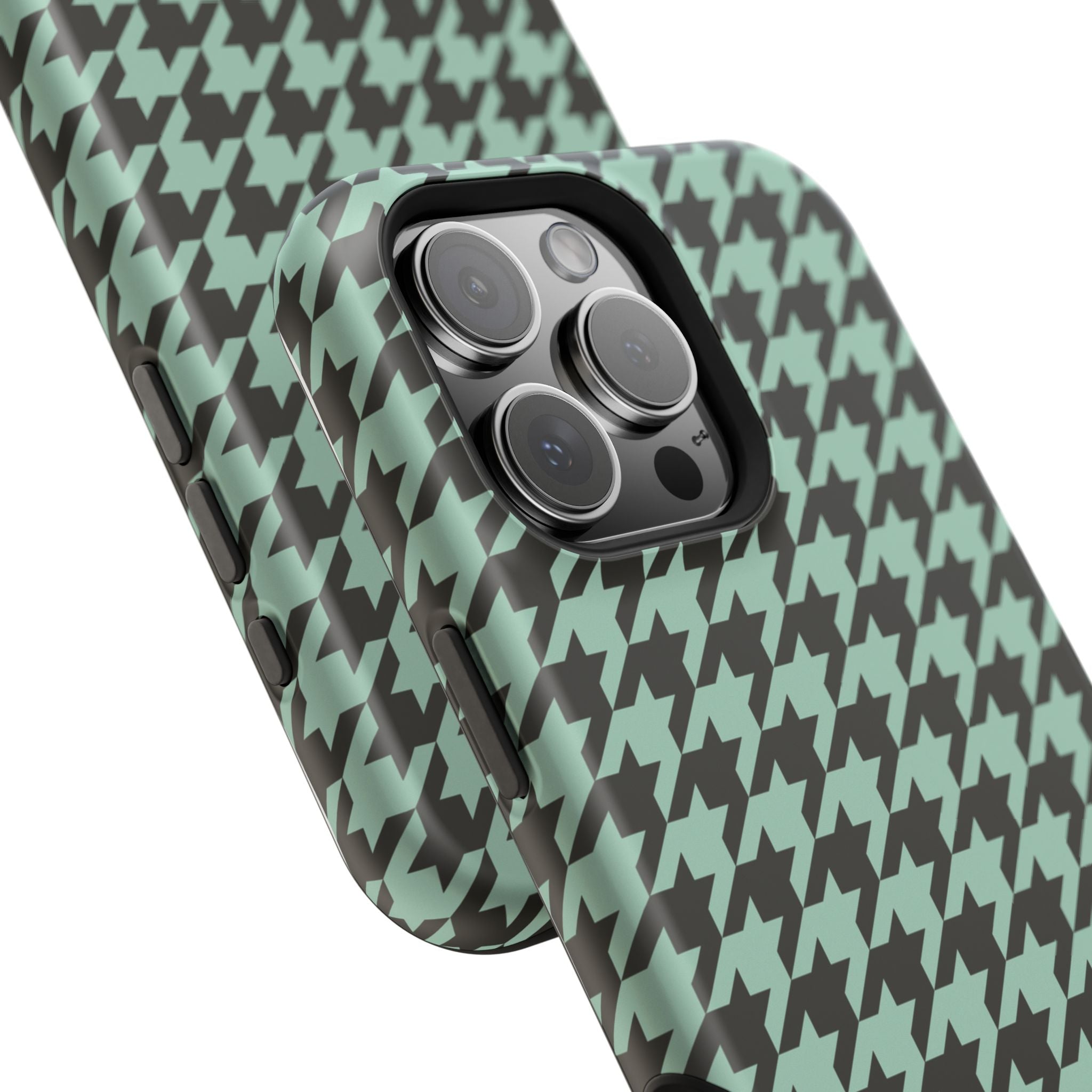 Mint Chip Houndstooth Case