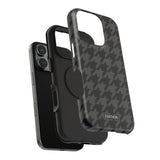 Grey Houndstooth Case