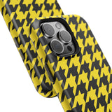 Yellow Houndstooth Case