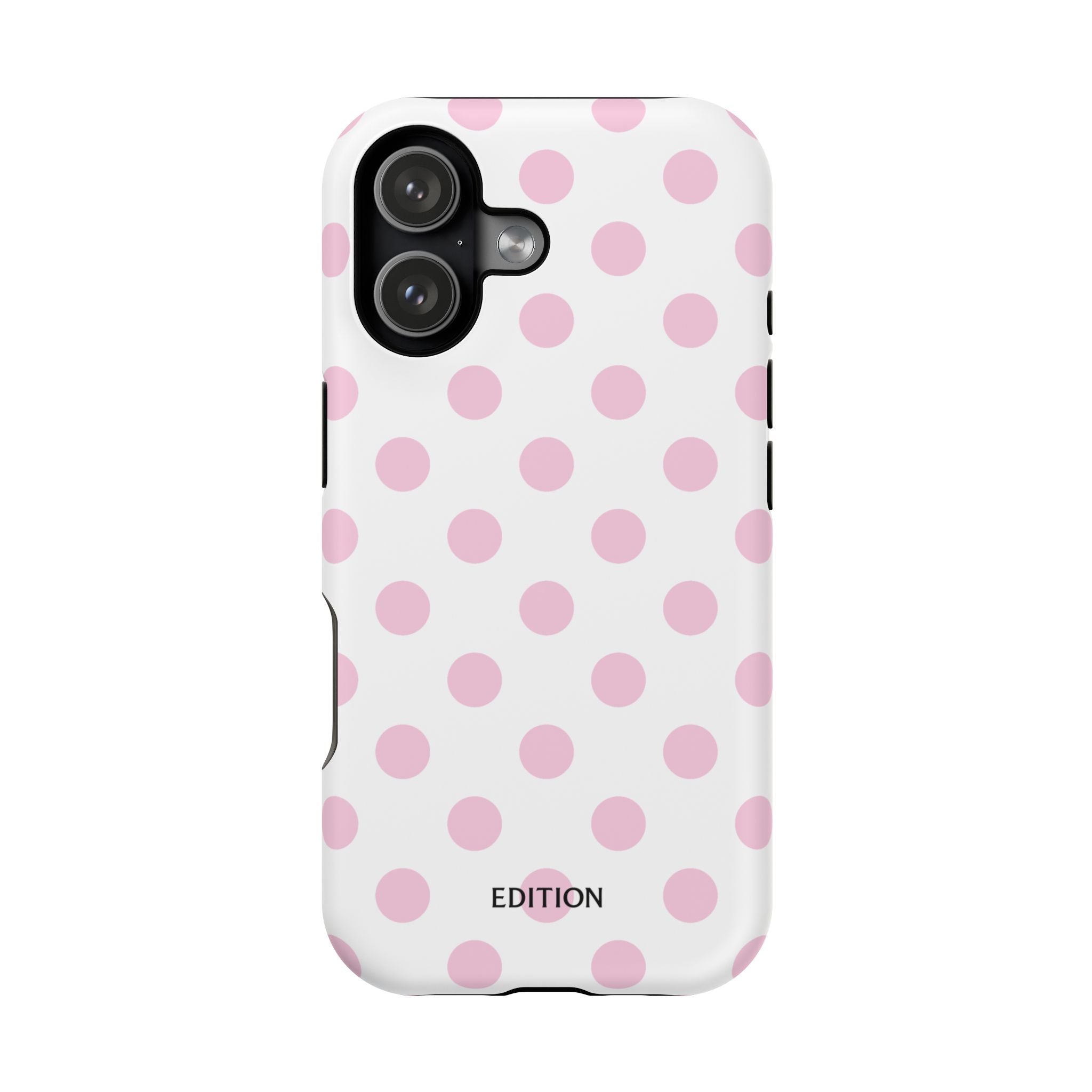 Pink and White Polka Dot Case