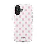 Pink and White Polka Dot Case
