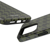 Army Green Houndstooth Case
