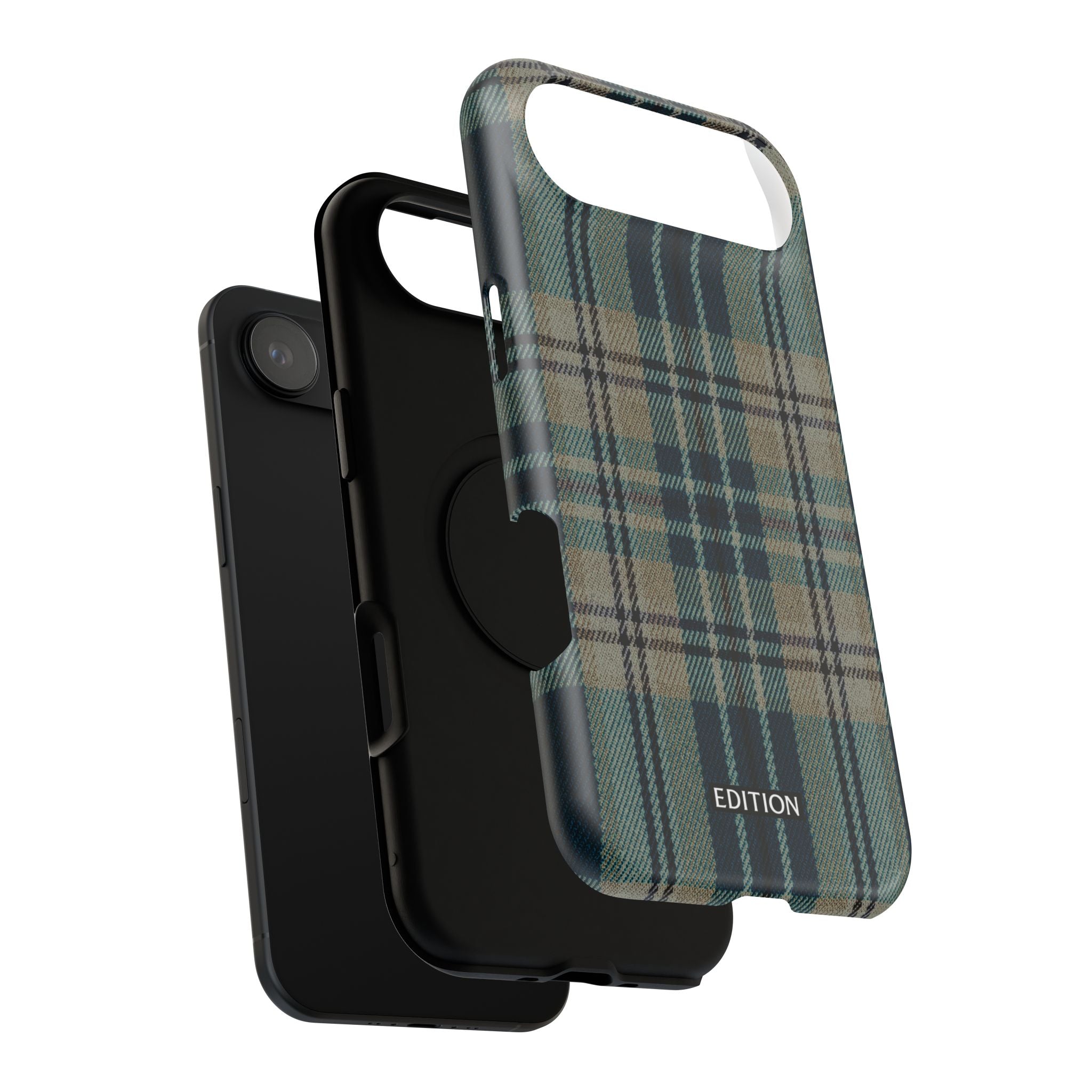 Green and Blue Plaid Case