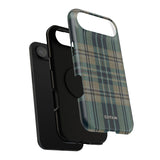 Green and Blue Plaid Case