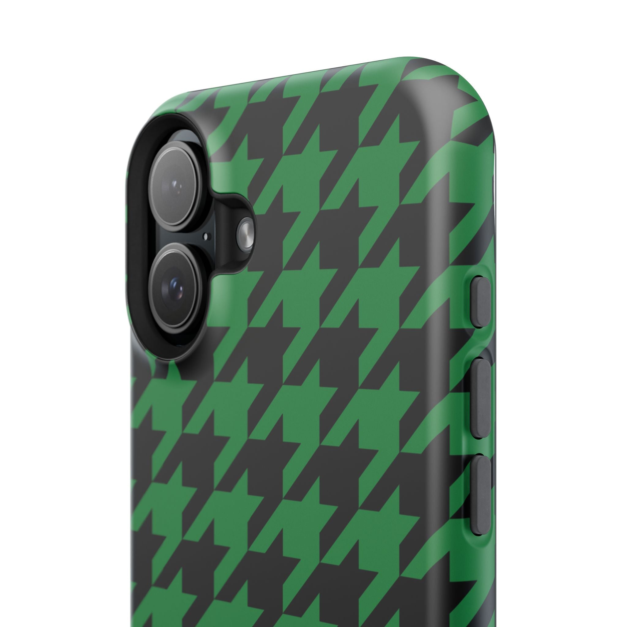 Green Houndstooth Case