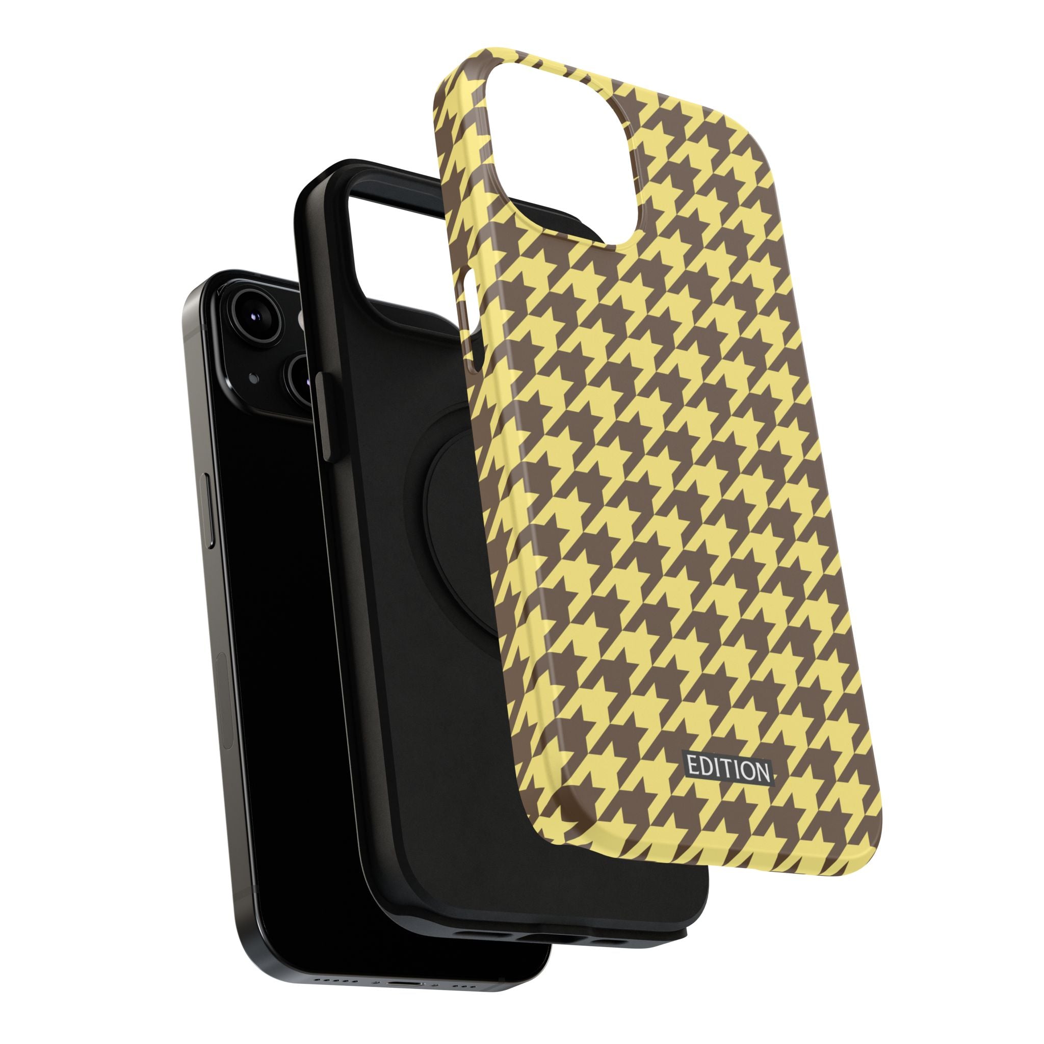 Banana Split Houndstooth Case