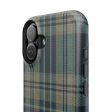 Green and Blue Plaid Case