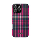 Hot Pink and Navy Plaid Case