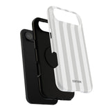 Grey Beach Stripe Case