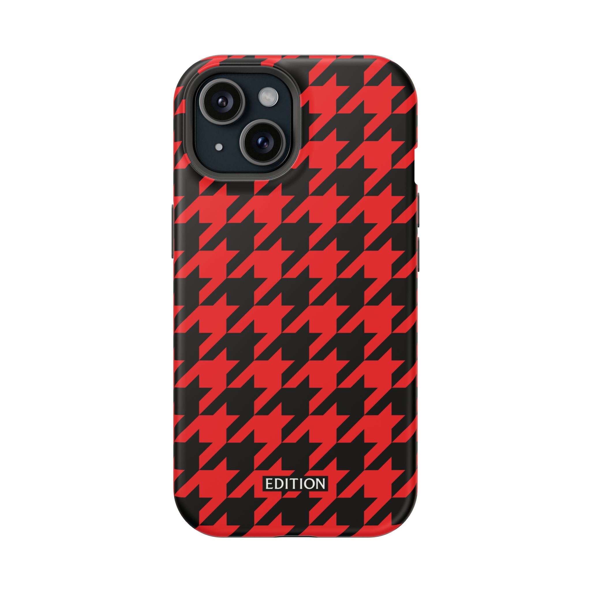 Red Houndstooth Case