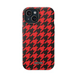 Red Houndstooth Case
