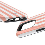 Peach Beach Stripe Case