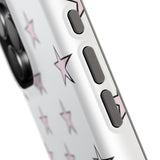 Pink and White Star Case