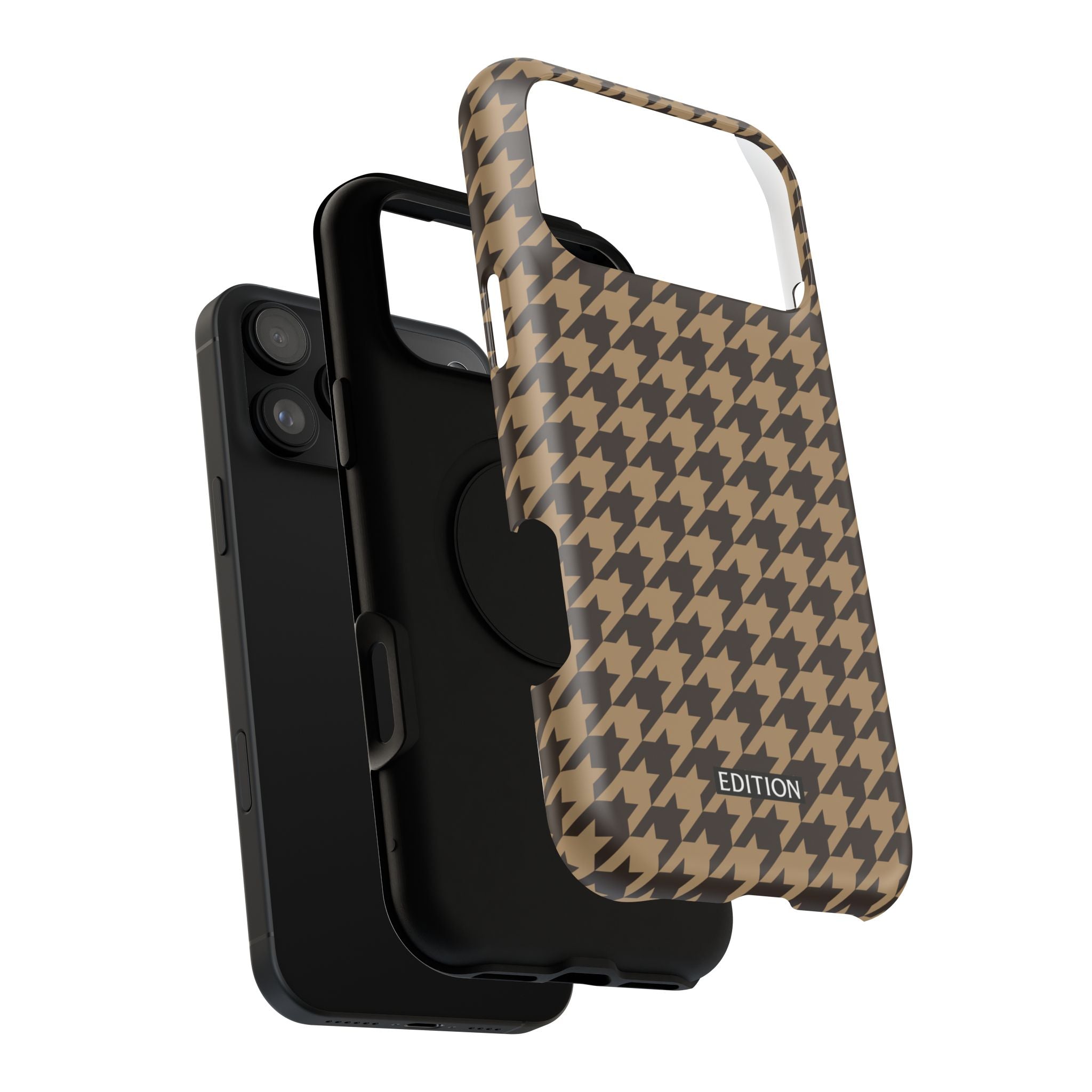 Chocolate Chip Cookie Houndstooth Case