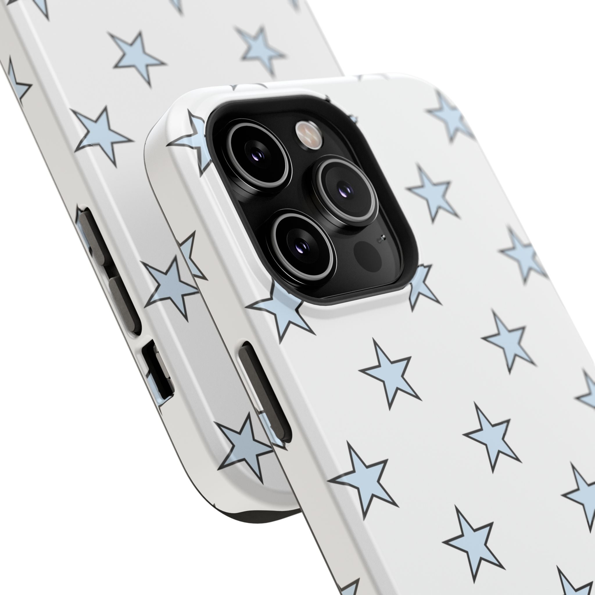 Blue and White Star Case