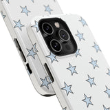 Blue and White Star Case