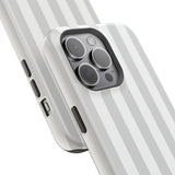 Grey Beach Stripe Case