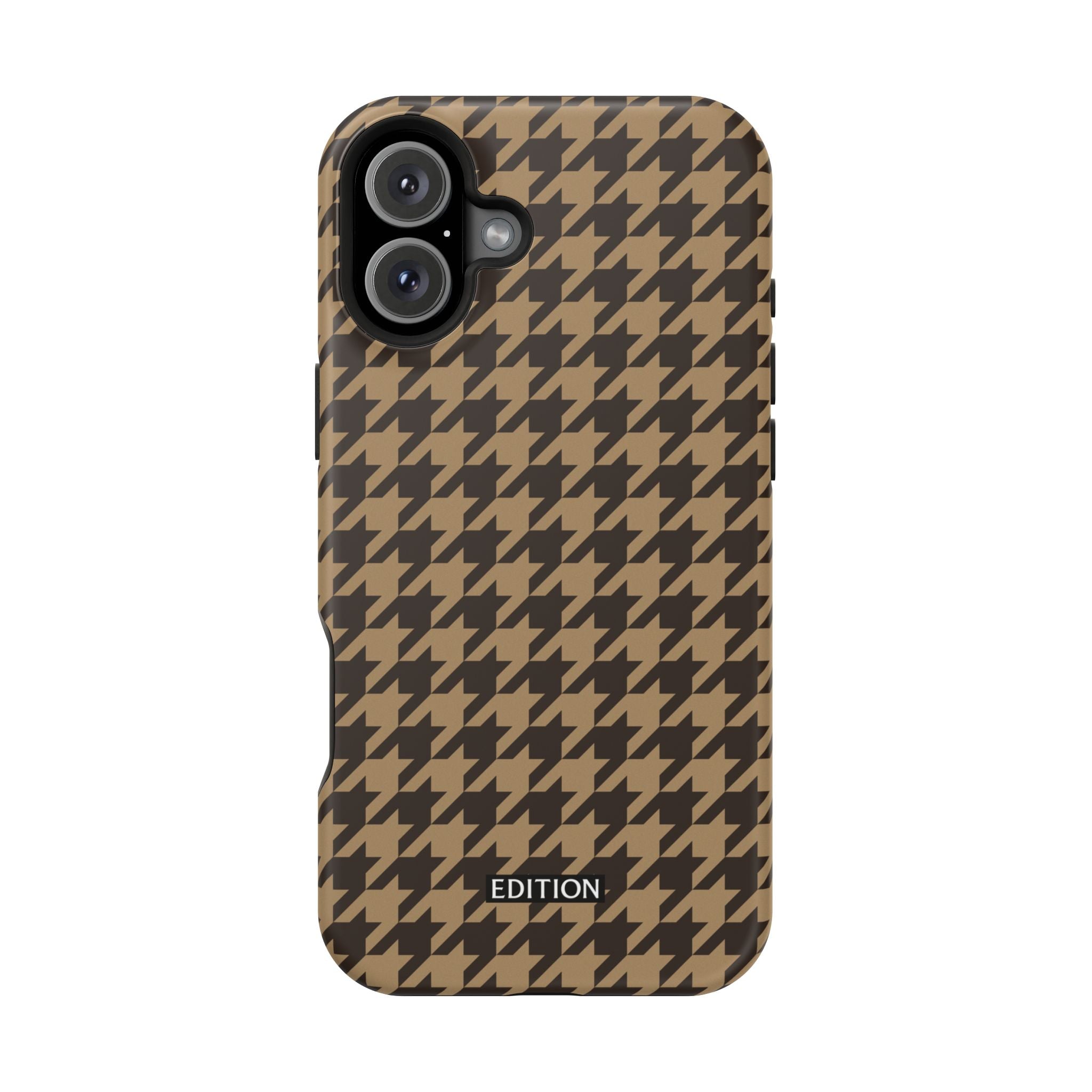 Chocolate Chip Cookie Houndstooth Case