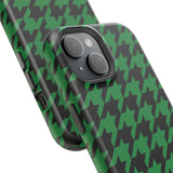 Green Houndstooth Case