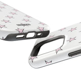 Pink and White Star Case