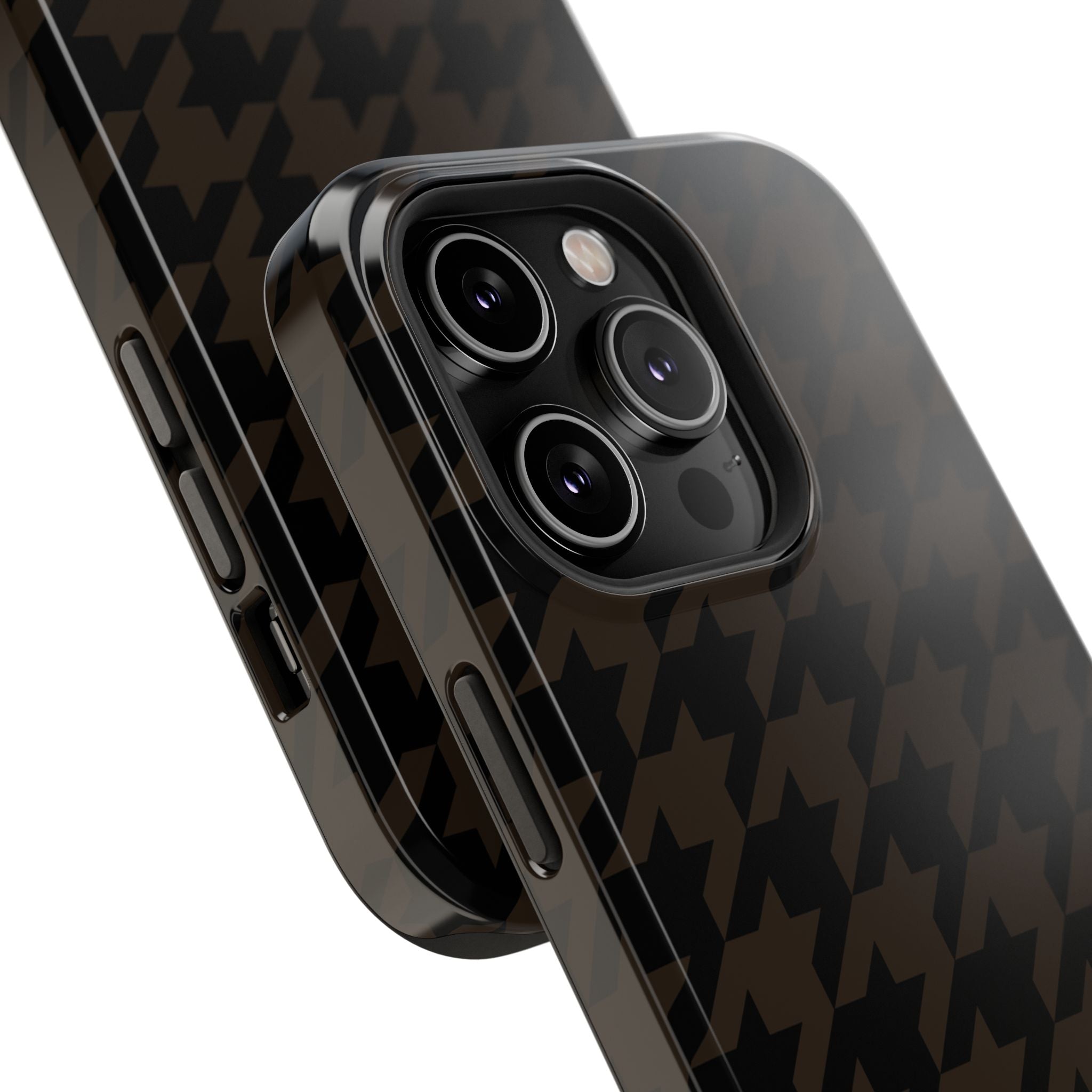 Brown Houndstooth Case