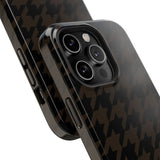 Brown Houndstooth Case