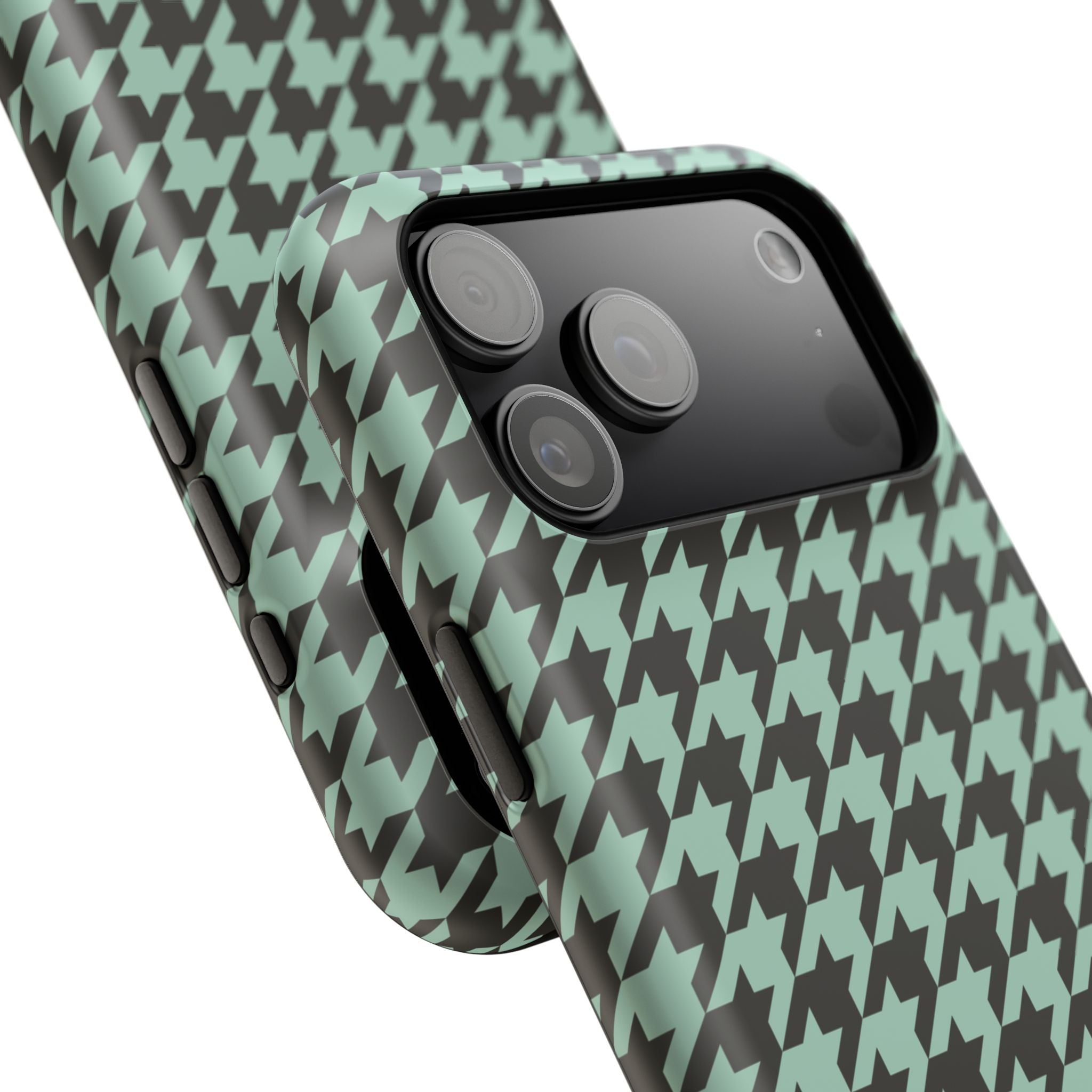 Mint Chip Houndstooth Case