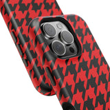 Red Houndstooth Case