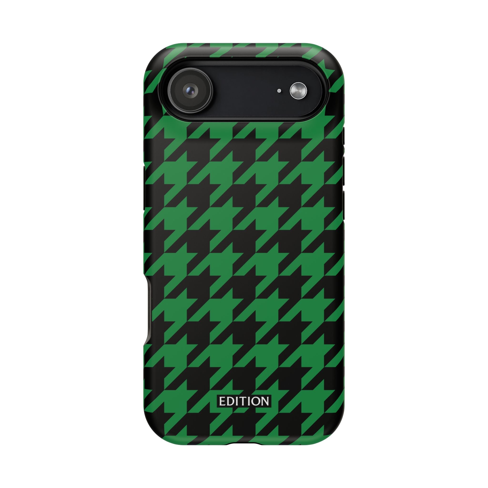 Green Houndstooth Case