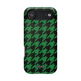 Green Houndstooth Case