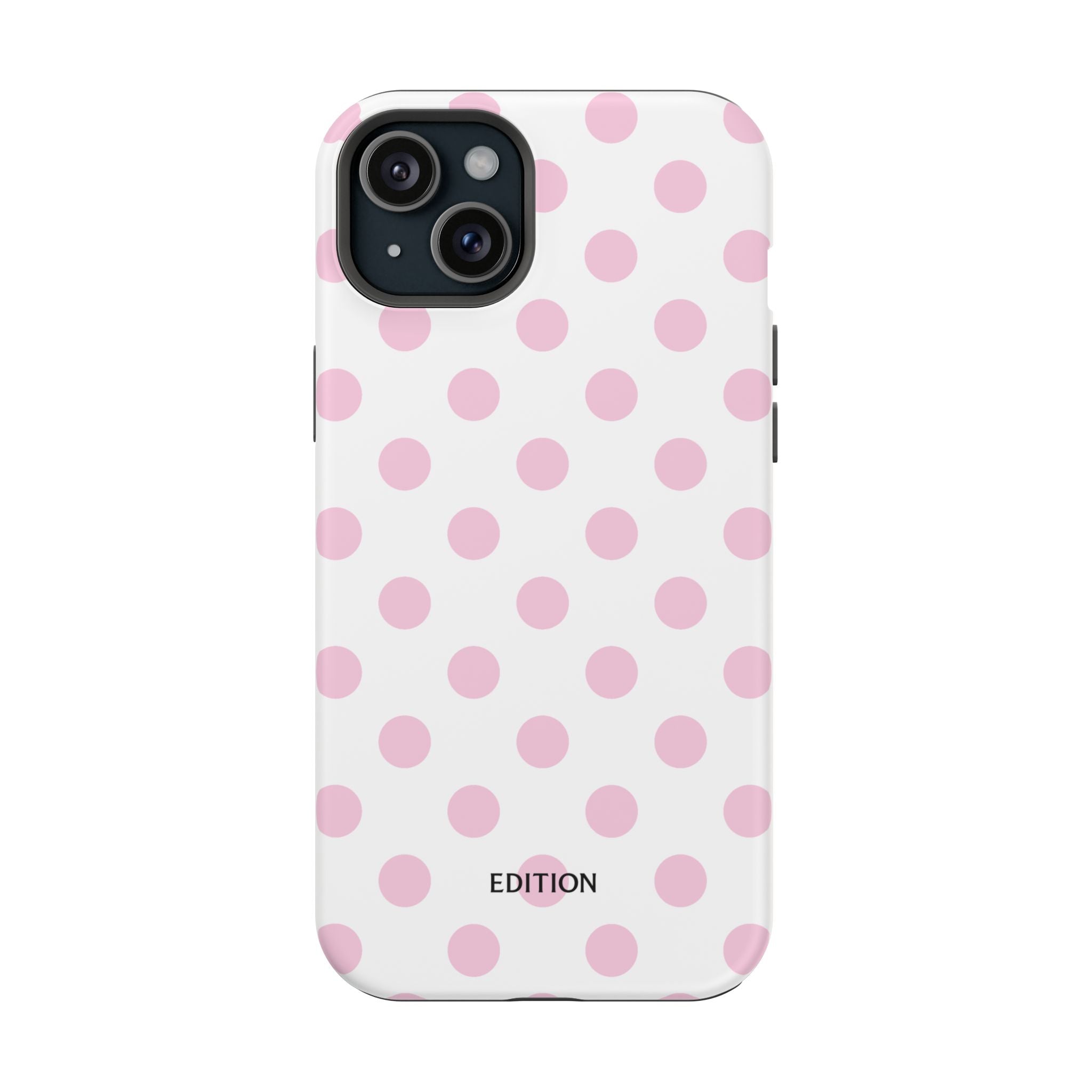 Pink and White Polka Dot Case