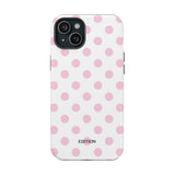 Pink and White Polka Dot Case