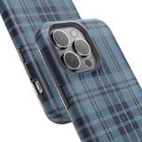 Navy Plaid Case